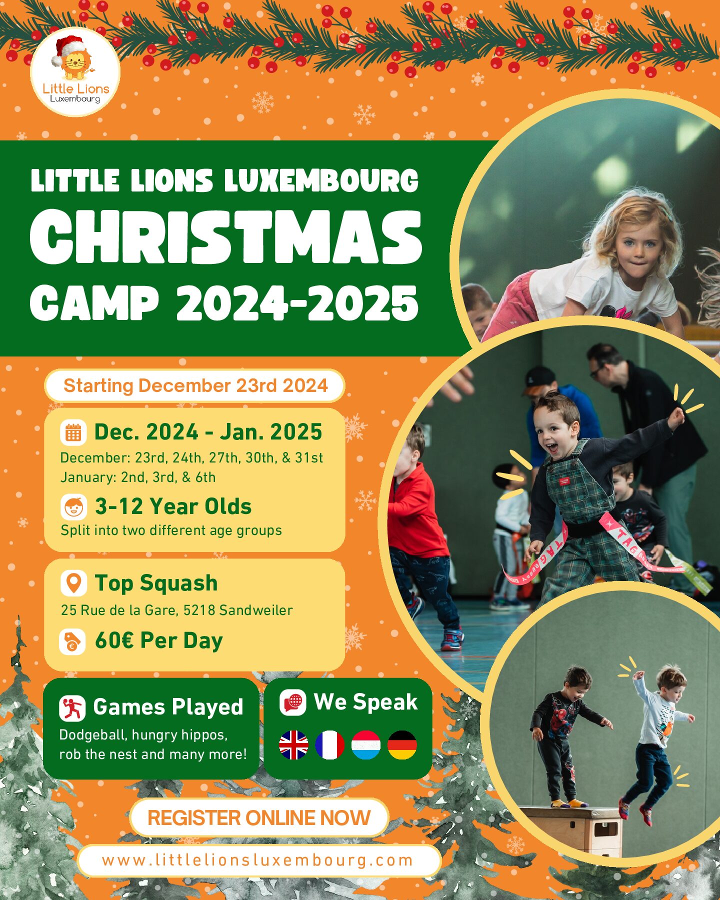 Christmas Camp in Sandweiler 2024/25